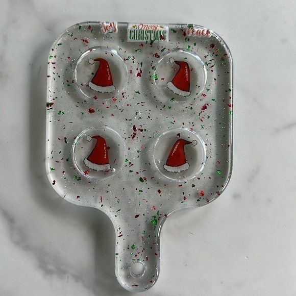 Handmade Christmas shot tray - Picture 2 of 4